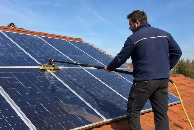 Nettoyage et entretien de panneaux solaires à Lasfaillades